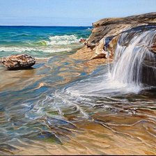 Схема вышивки «слияние»