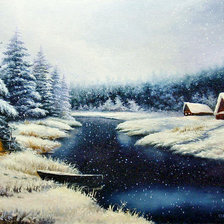 Схема вышивки «зимушка»