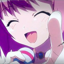 Схема вышивки «аниме милашка»