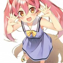 Схема вышивки «аниме милашка»