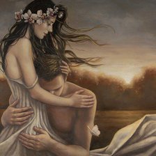 Схема вышивки «Объятия»