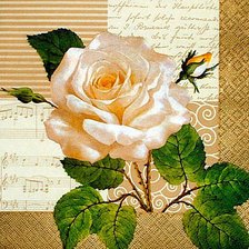 Схема вышивки «Винтажная роза»