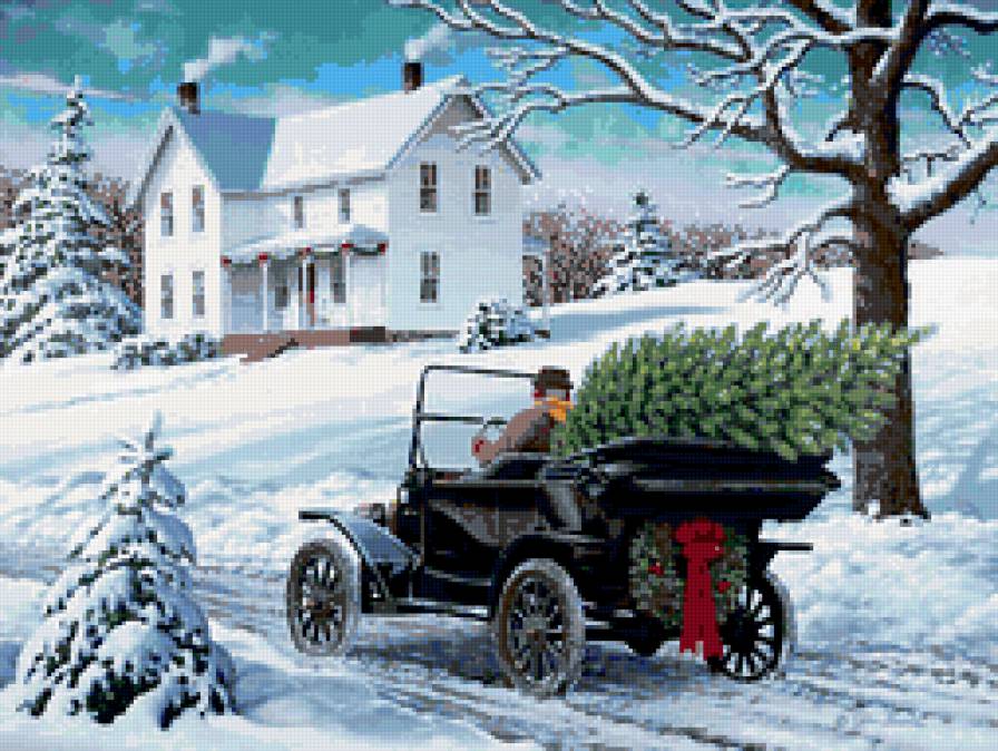 серия "рождество" - дом.зима.рождество - предпросмотр