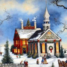 Схема вышивки «серия "рождество"»