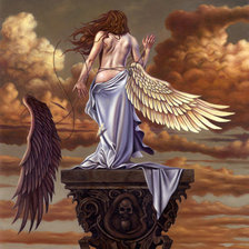 Схема вышивки «Падший ангел»