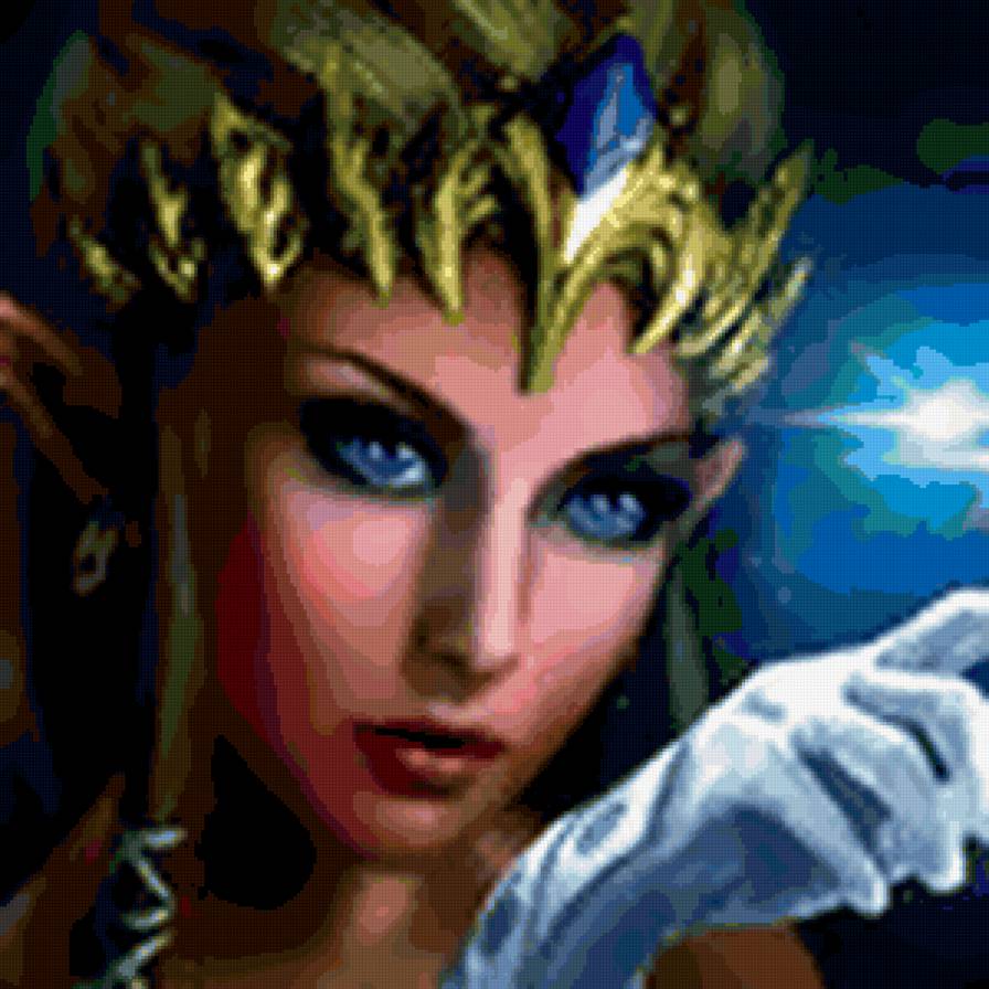 Синеглазка - женский взгляд, элфик - предпросмотр