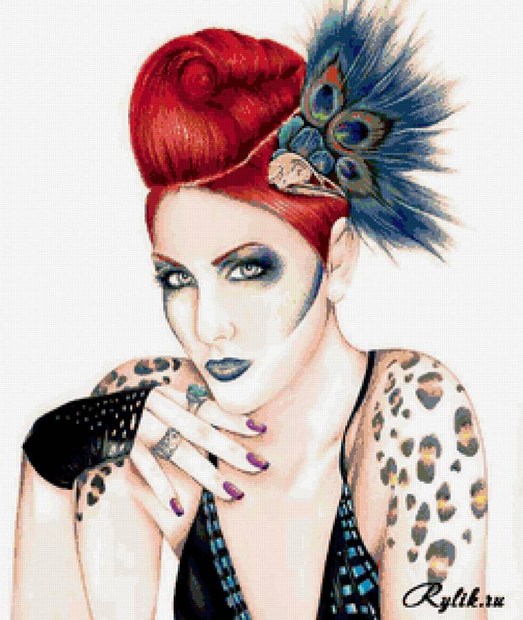 Павлине - женский взгляд, женщины мира - предпросмотр