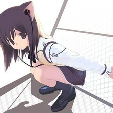 Схема вышивки «аниме милашка»