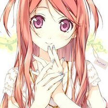 Схема вышивки «аниме милашка»