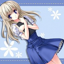 Схема вышивки «аниме милашка»