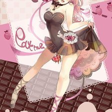 Схема вышивки «аниме милашка»