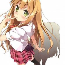 Схема вышивки «аниме милашка»