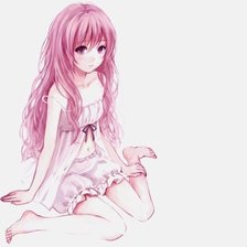 Схема вышивки «аниме милашка»