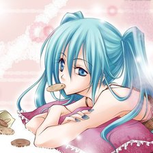 Схема вышивки «аниме милашка»