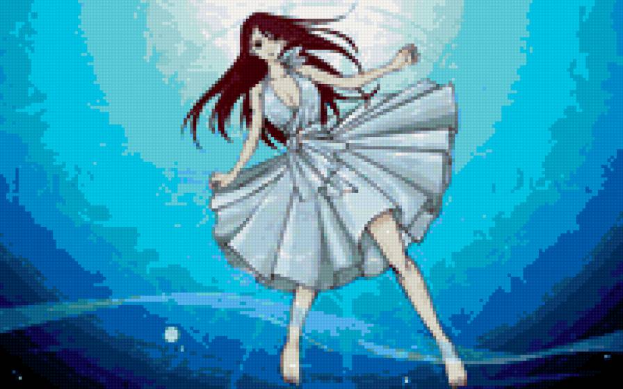 эльза - хвост феи, аниме - предпросмотр