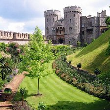 Схема вышивки «замок»