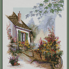 Схема вышивки «Садок»