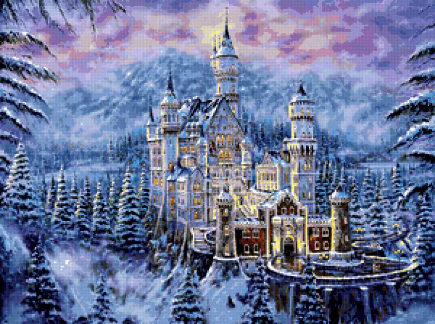 зимний пейзаж - предпросмотр