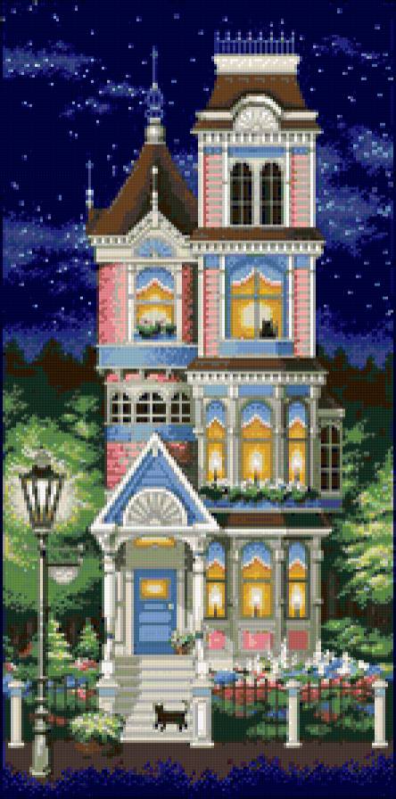 вечерний пейзаж - предпросмотр