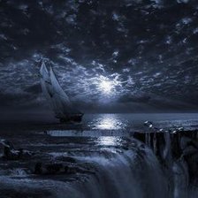 Схема вышивки «на краю»