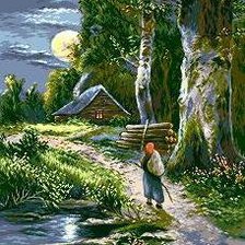 Схема вышивки «майская ночь»