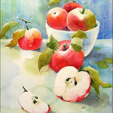 Схема вышивки «акварель»