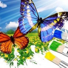 Схема вышивки «Мотильки»