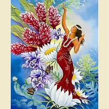 Схема вышивки «фея»