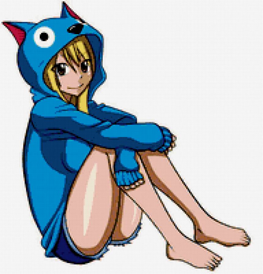 Люси-Хеппи - люси, блондинки, девушки, аниме, fairy tail, неко - предпросмотр