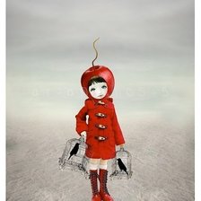 Схема вышивки «Кукла-вишенка»