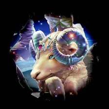 Схема вышивки «Овен»