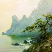 Схема вышивки «побережье»