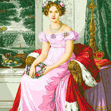 Схема вышивки «принцесса»