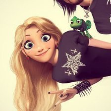 Схема вышивки «Рапунцель»