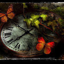 Схема вышивки «Время»