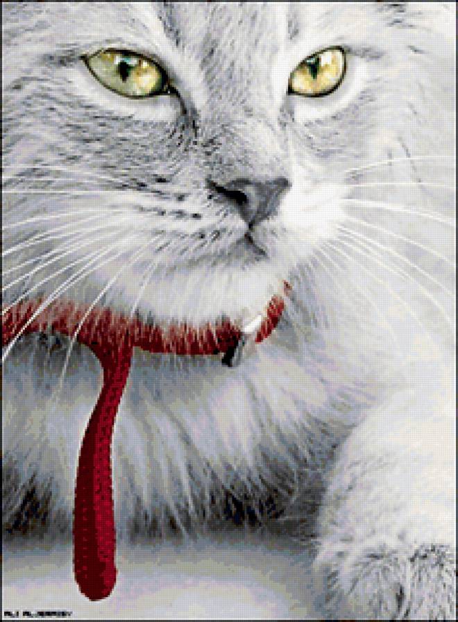 Киса - кошка, красиво - предпросмотр