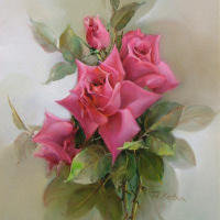 Схема вышивки «Роза»