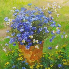 Схема вышивки «цветы»