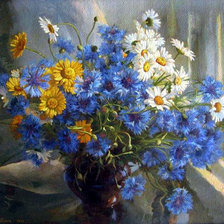 Схема вышивки «цветы»