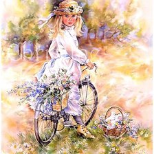 Схема вышивки «девочка»