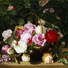 Схема вышивки «Розы»