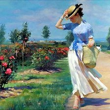 Схема вышивки «женская красота»