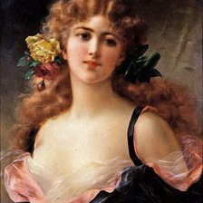 Схема вышивки «женская красота»