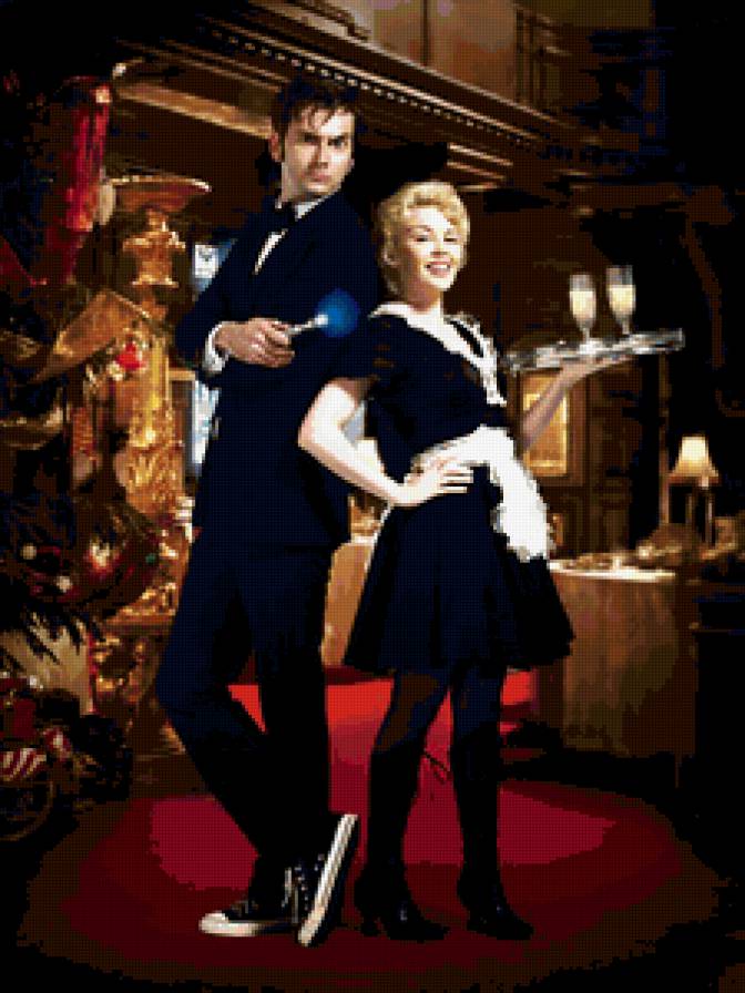 Доктор Кто и Астрид Пет - доктор кто, кайли миноуг, кадр, дэвид тэннант, астрид пет - предпросмотр