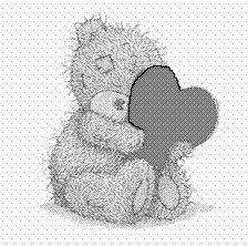 Схема вышивки «мишка тедди»