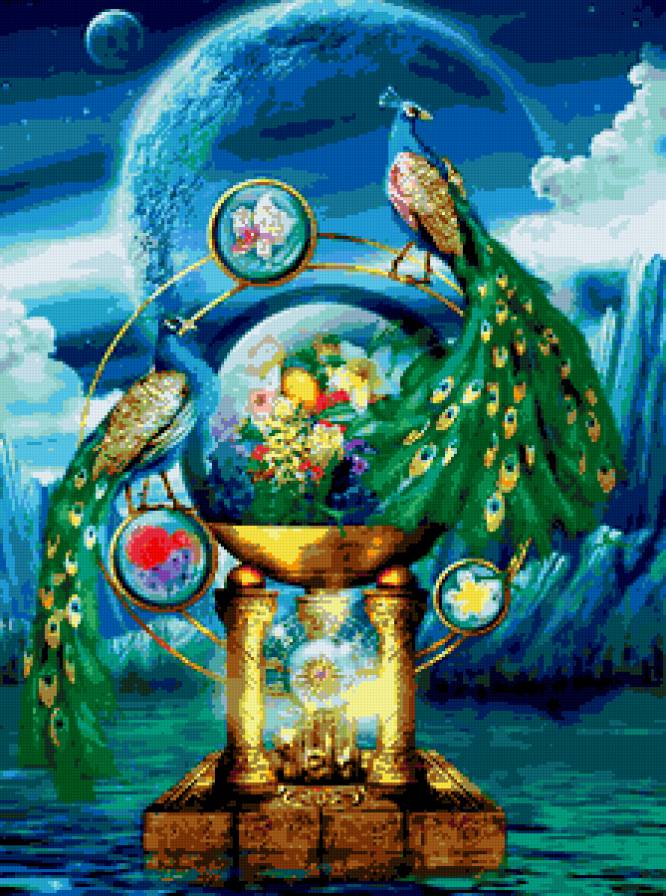 Павлины - птицы, павлины - предпросмотр