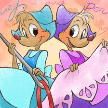 Схема вышивки «мышки»