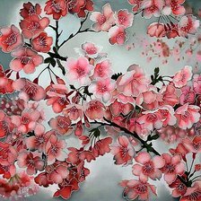 Схема вышивки «Весенние цветы»