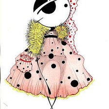 Схема вышивки «божья коровка»