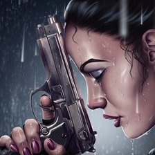 Схема вышивки «девушка»